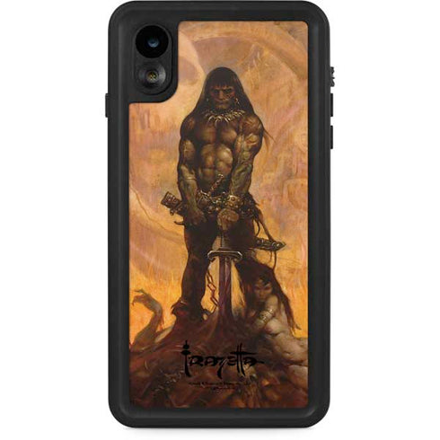 Barbarian by Frazetta iPhone Cases
